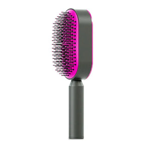 Self Cleaning Hairbrush Women Hair Brush One