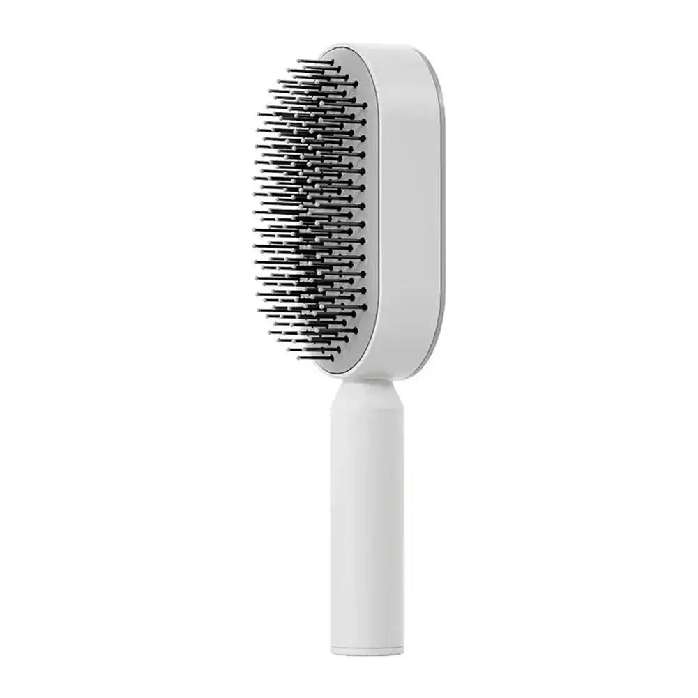 Self Cleaning Hairbrush Women Hair Brush One